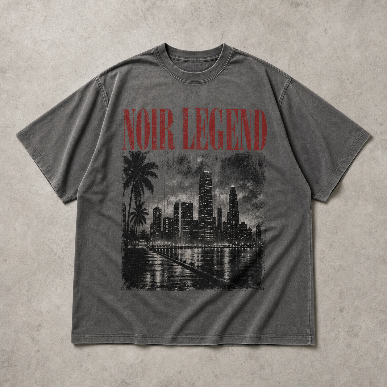 Men's vintage graphic tee reference view