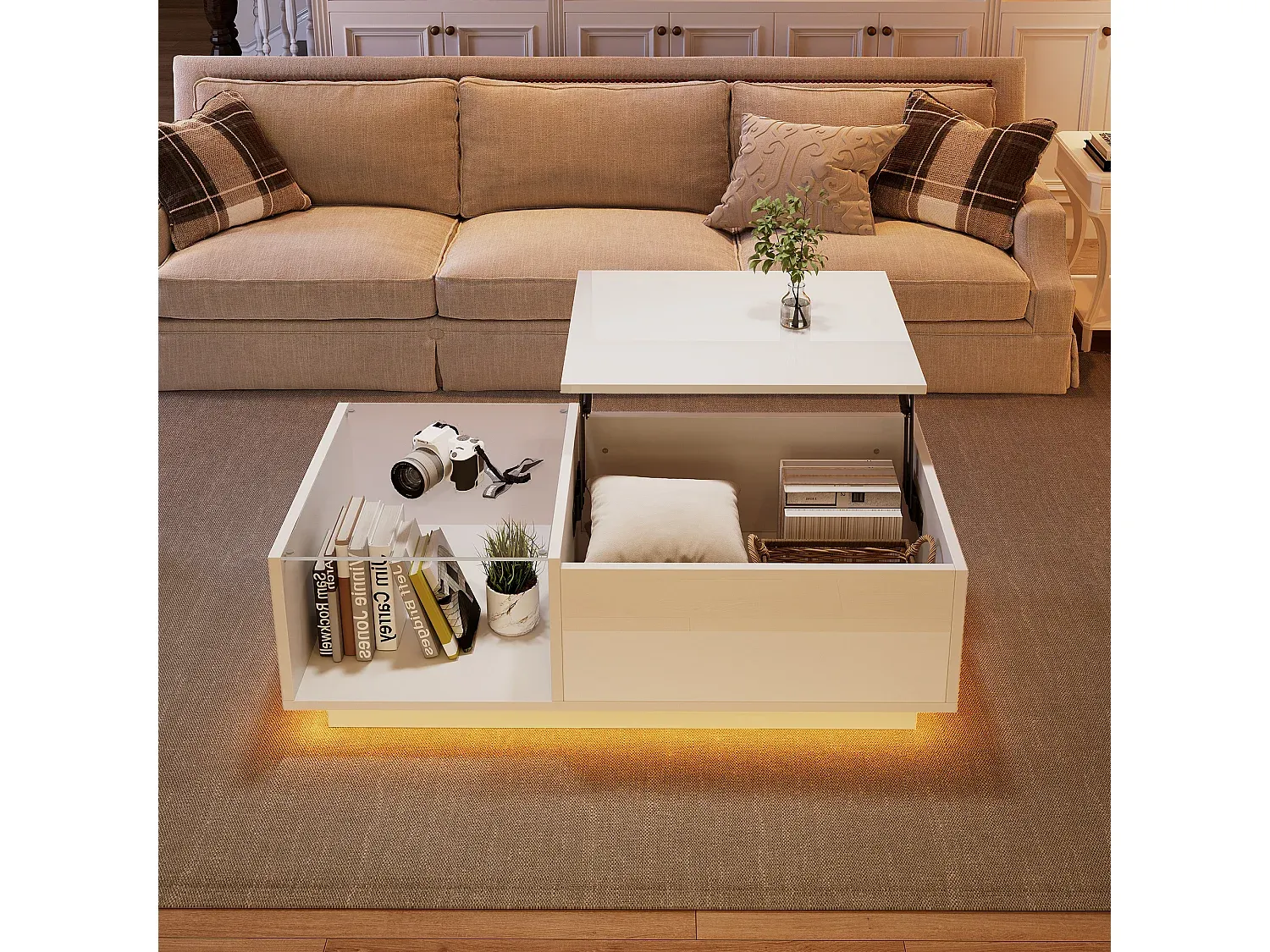 Wohnzimmer und Flur,Wohnzimmermöbel,Couchttisch nicht ausziehbar-livelira.com