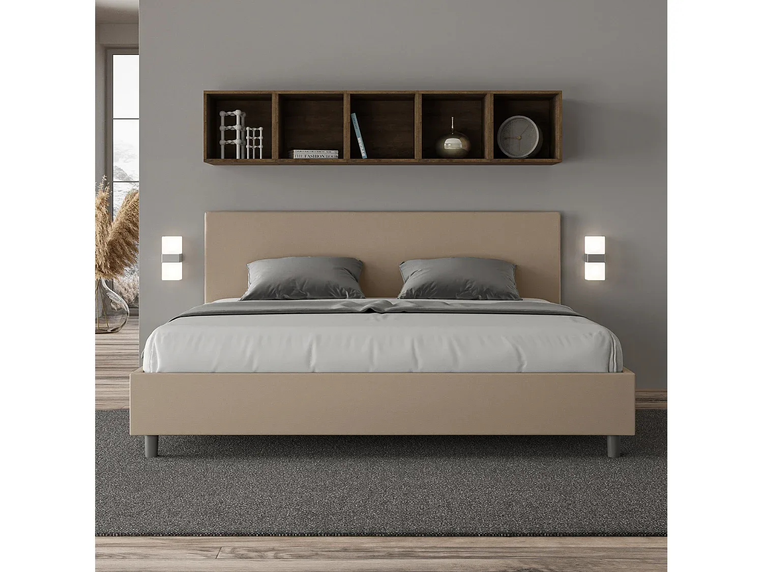 Schlafzimmer,Bereich Bett,Bett mit Bettkasten-livelira.com