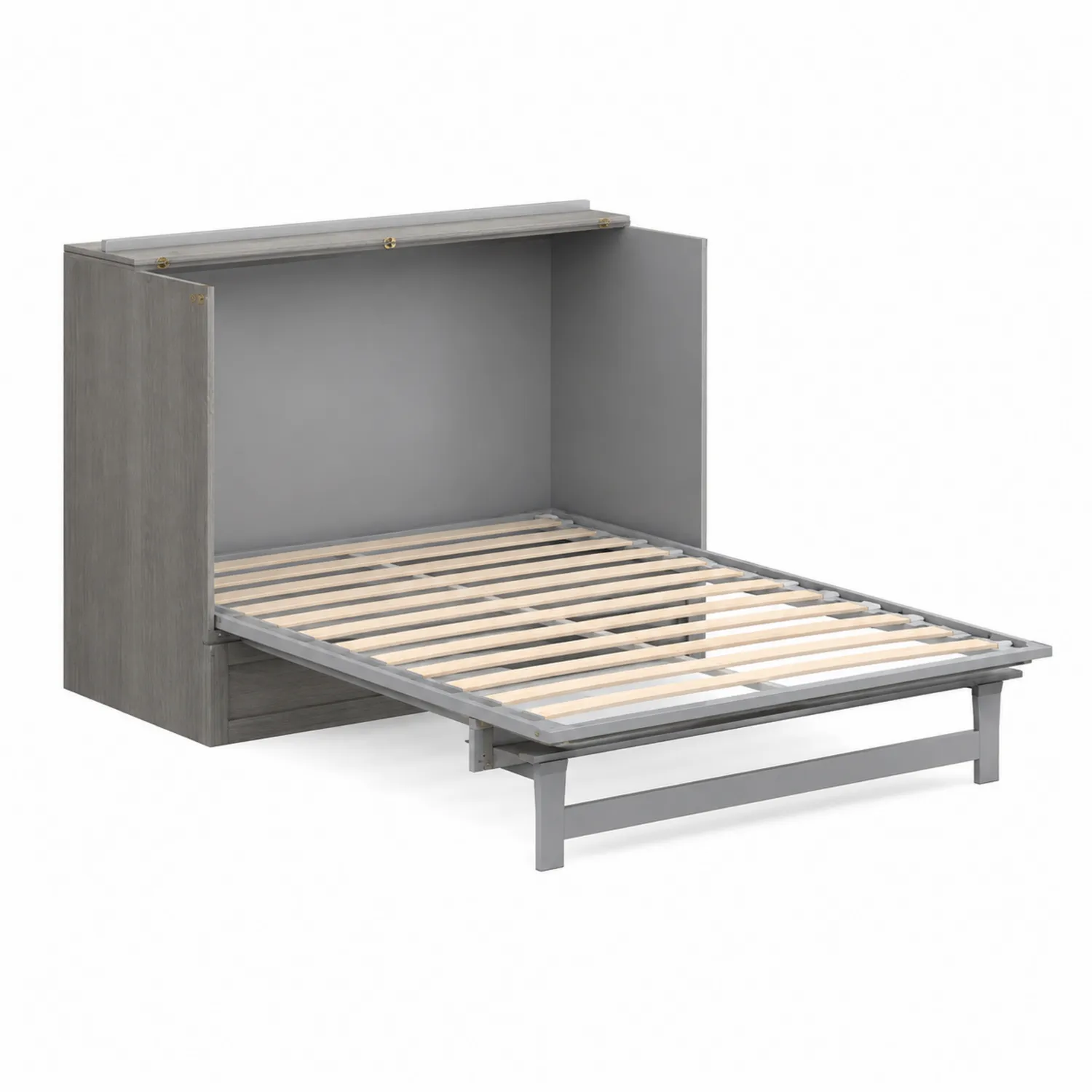 Letto a scomparsa in legno e metallo grigio-Casnidolor