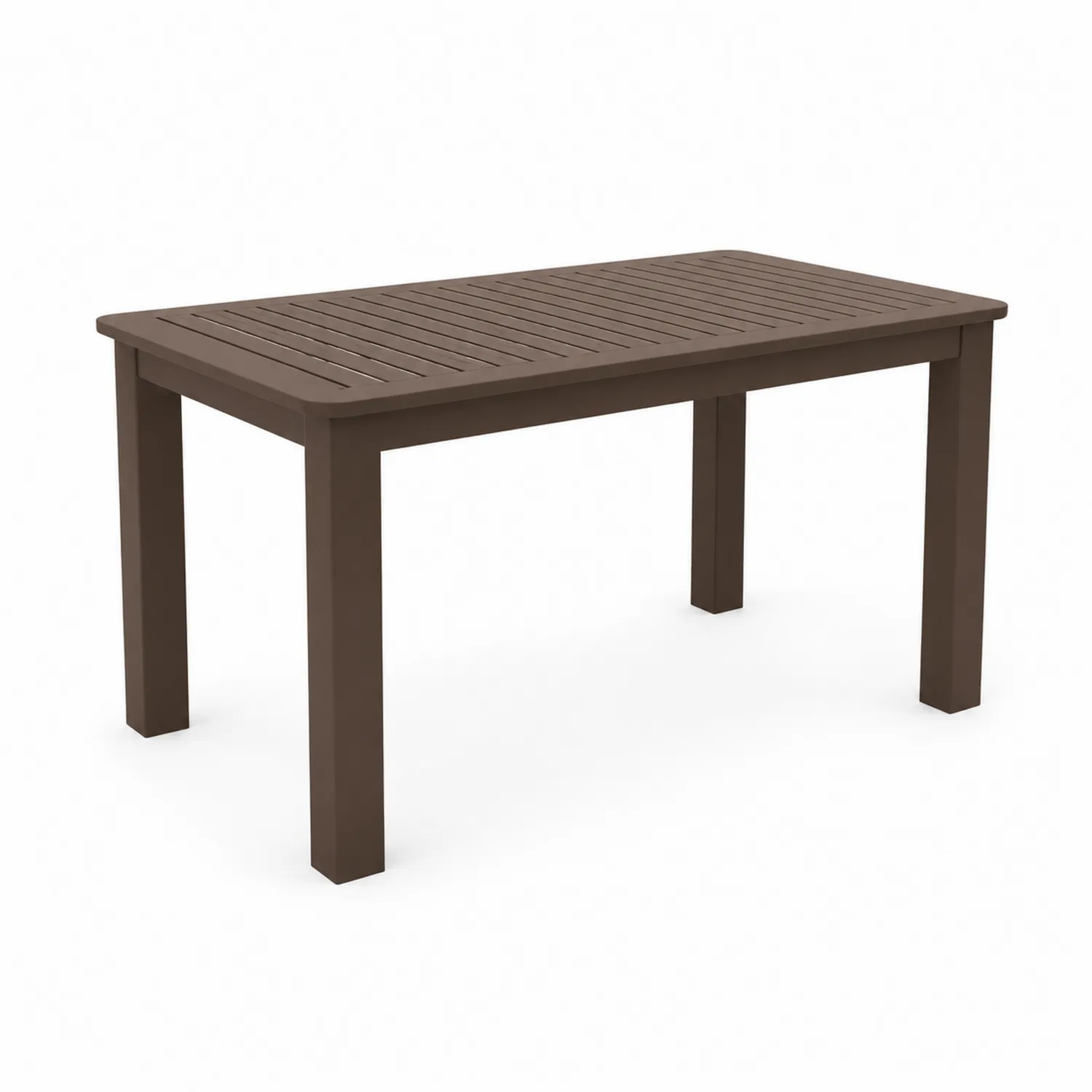 Tavolo da pranzo marrone in polipropilene 150x90x75 cm-Casnidolor