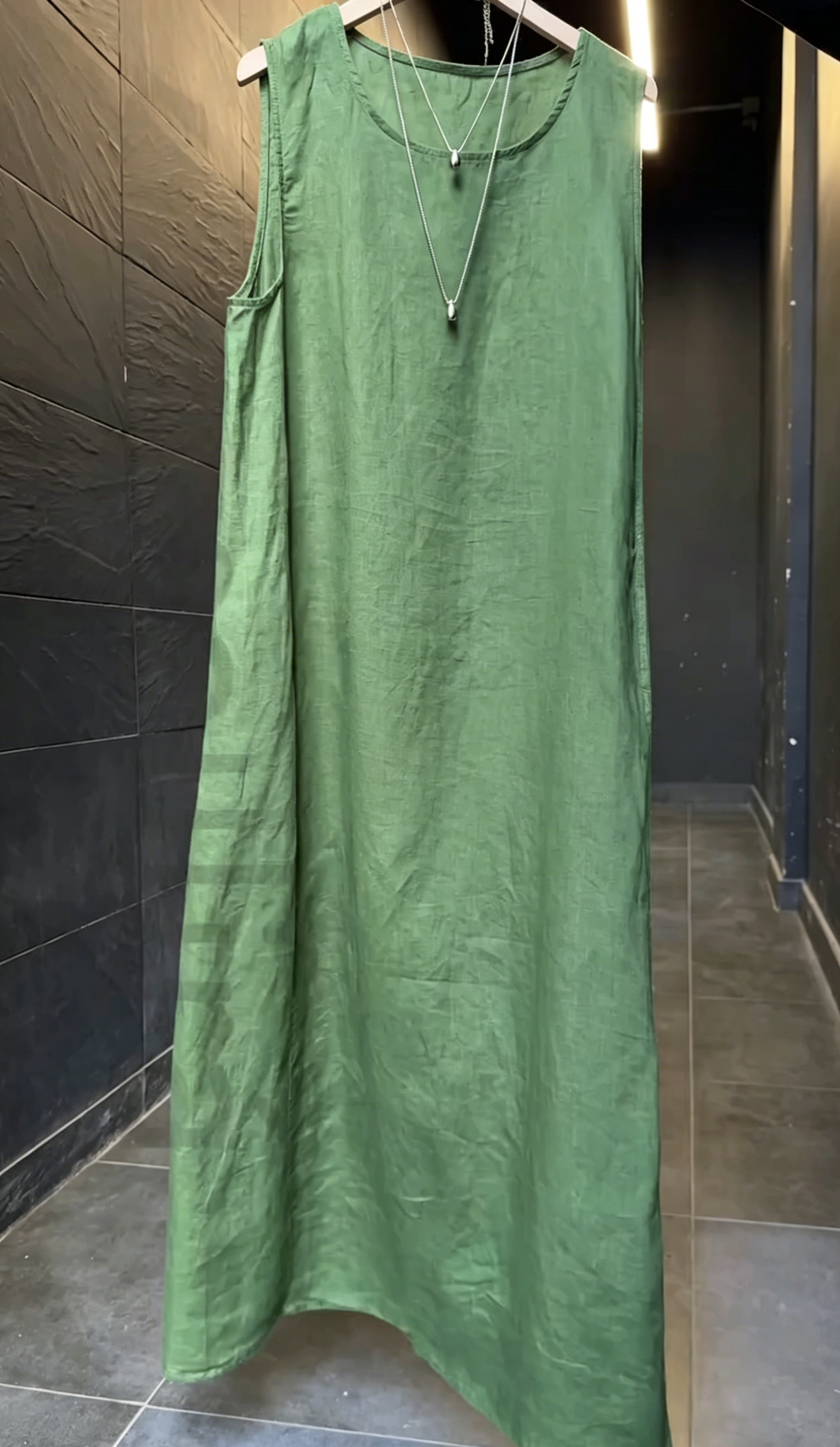 🌿New Linen🔥Women's sleeveless cotton and linen dress