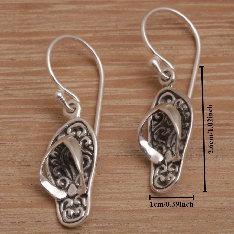 2pcs stylish exquisite vintage earrings creative flip flop earrings mens womens earrings christmas gifts for relatives   daily gifts for women anniversary gifts jewelry gifts 1
