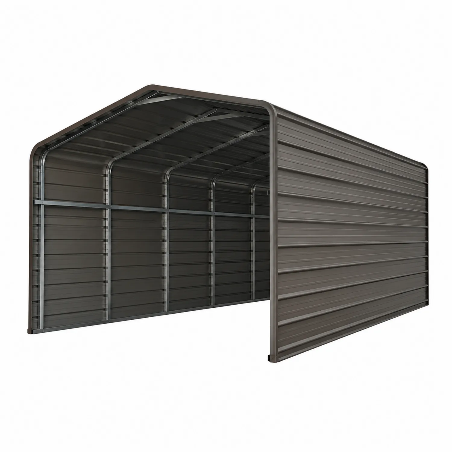 Cochera de Metal 6x3m Gris-Casabonitaix