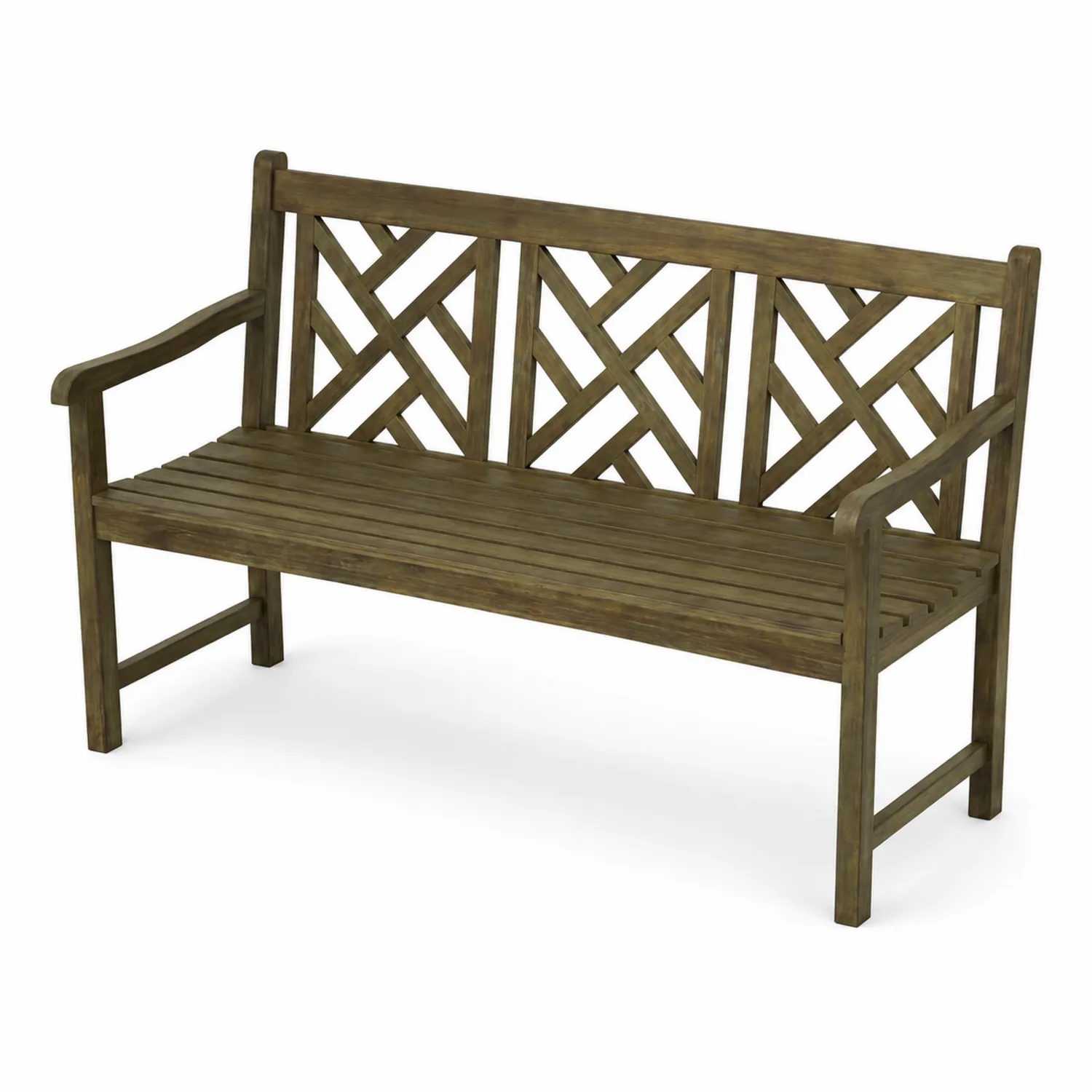 Banco de Madera de Acacia Marrón 120x60x85 cm