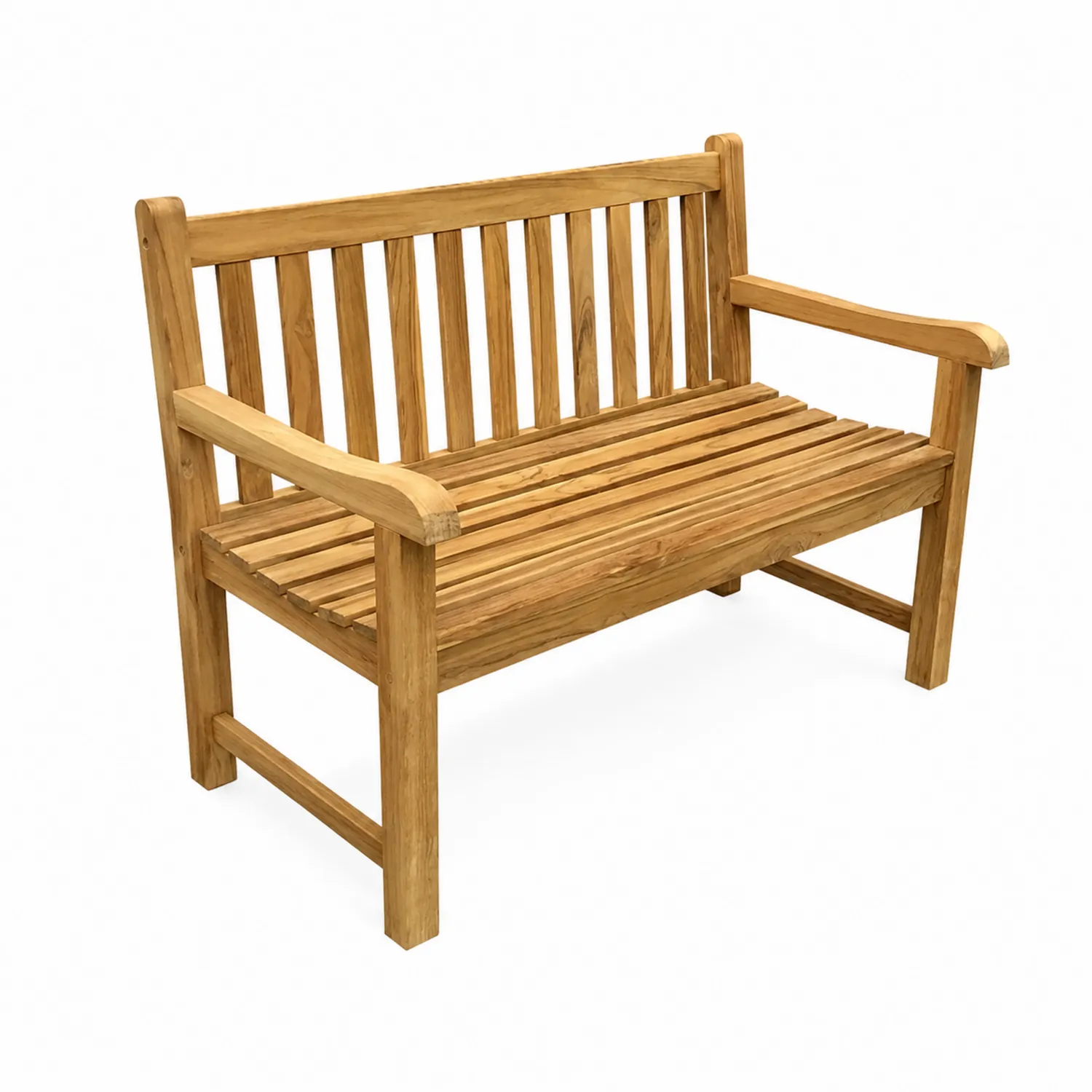 Banco de madera de teca para exterior 120 cm