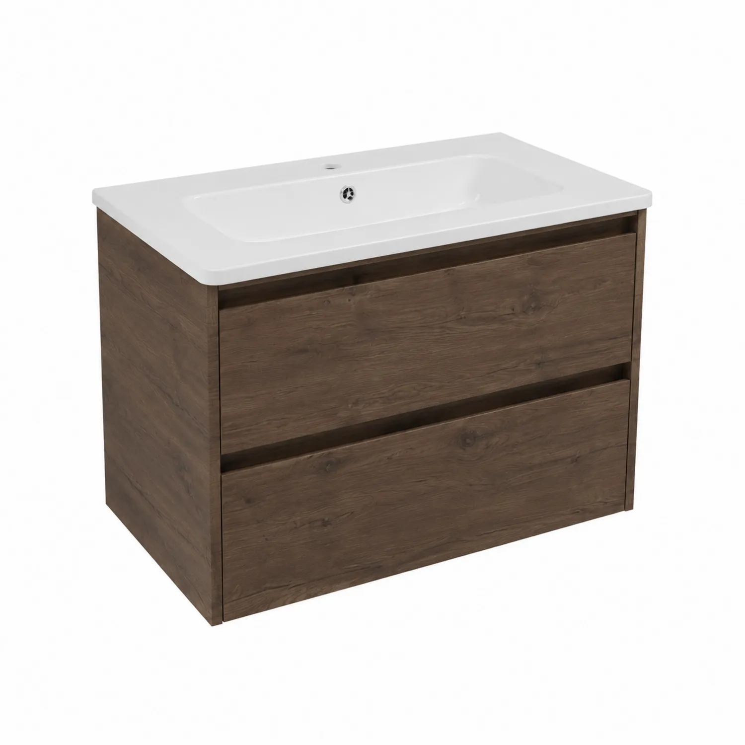 Mueble de lavabo con cajones de MDF y encimera de cerámica