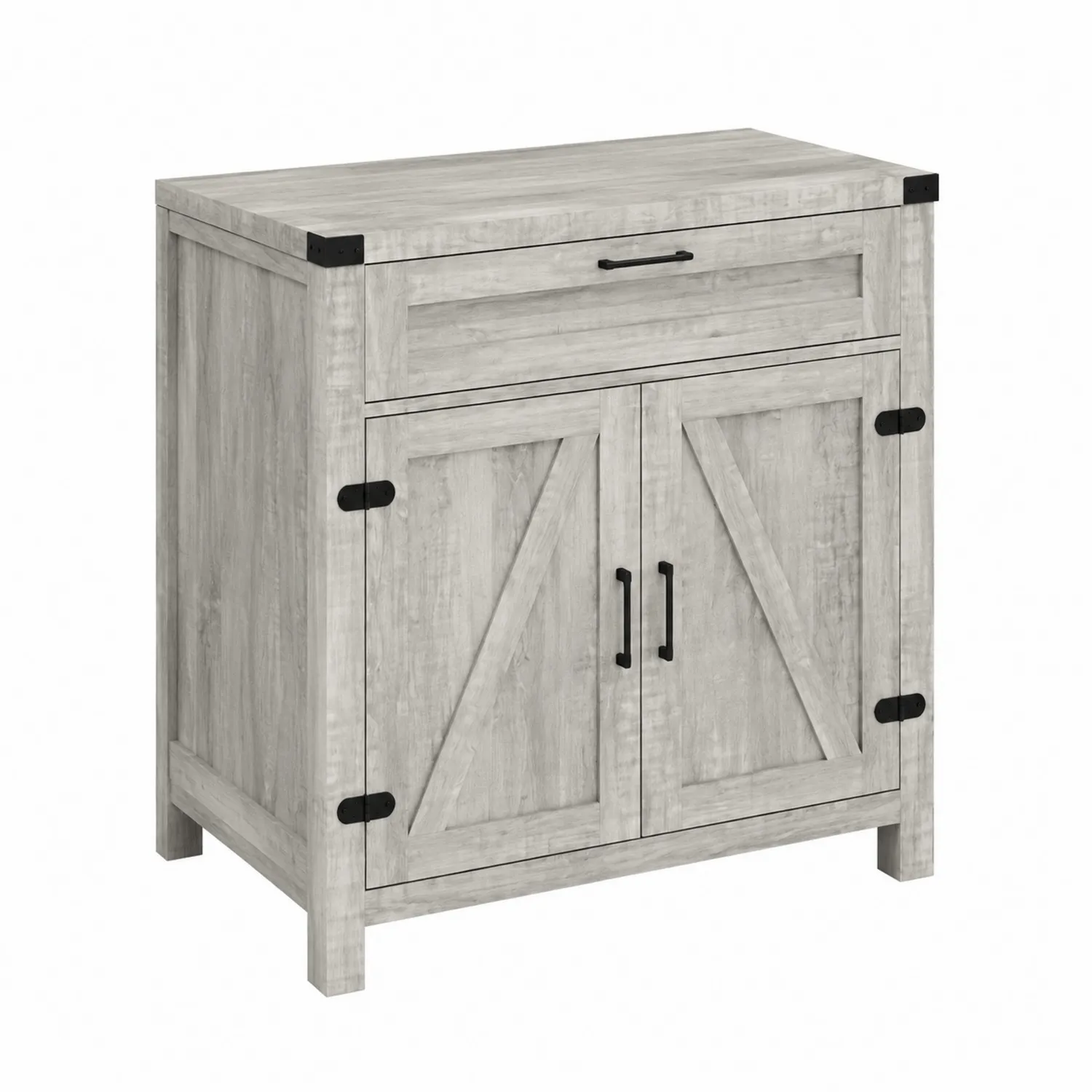 Armario de Madera con Puertas 90x40x100 cm Gris