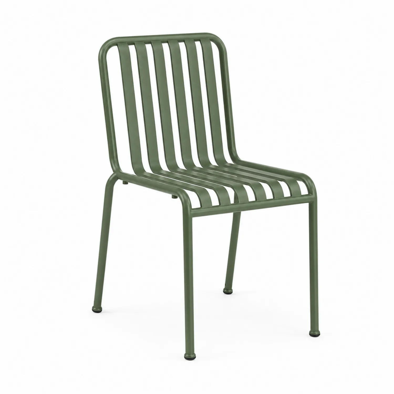 Krzesło metalowe ze stali zielone 85 cm