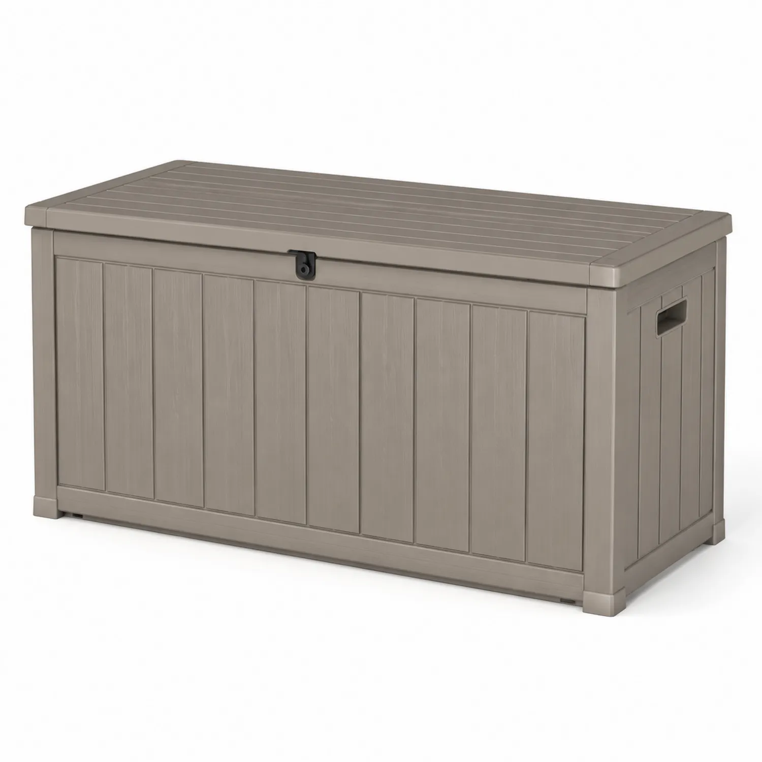 Skrzynia z polipropylenu beżowa 117 cm x 45 cm x 57 cm