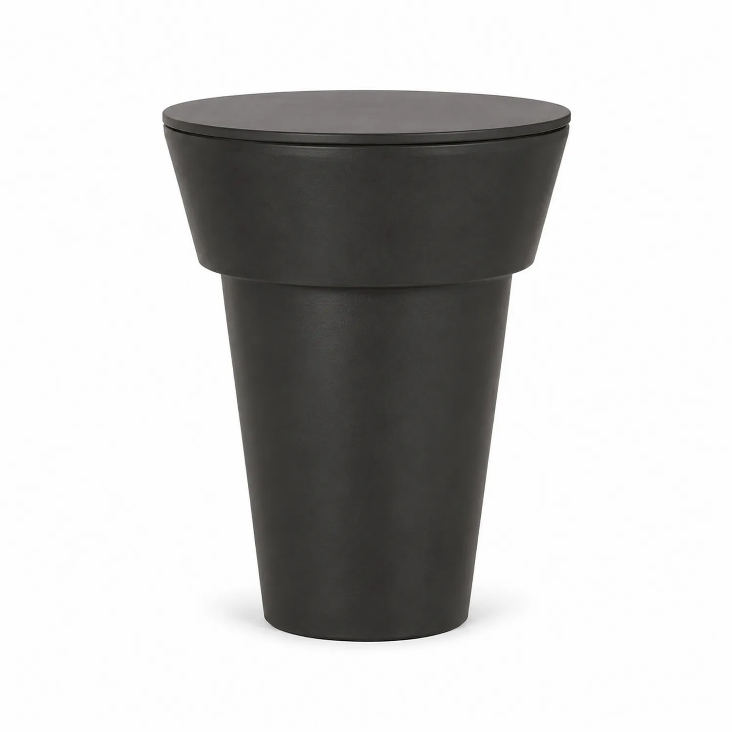 Stolik boczny z tworzywa sztucznego Czarny 45cm