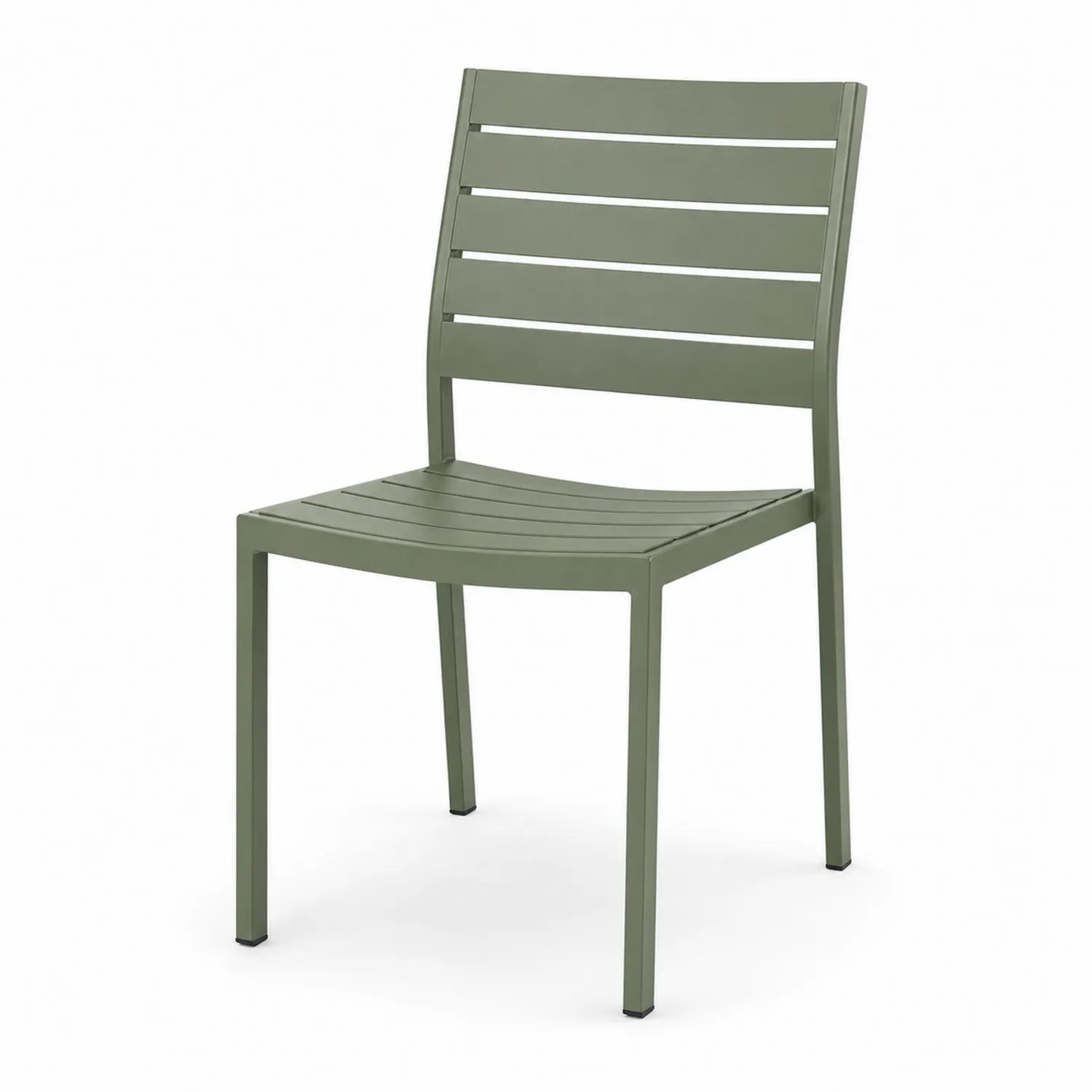 Krzesło metalowe zielone 85 cm