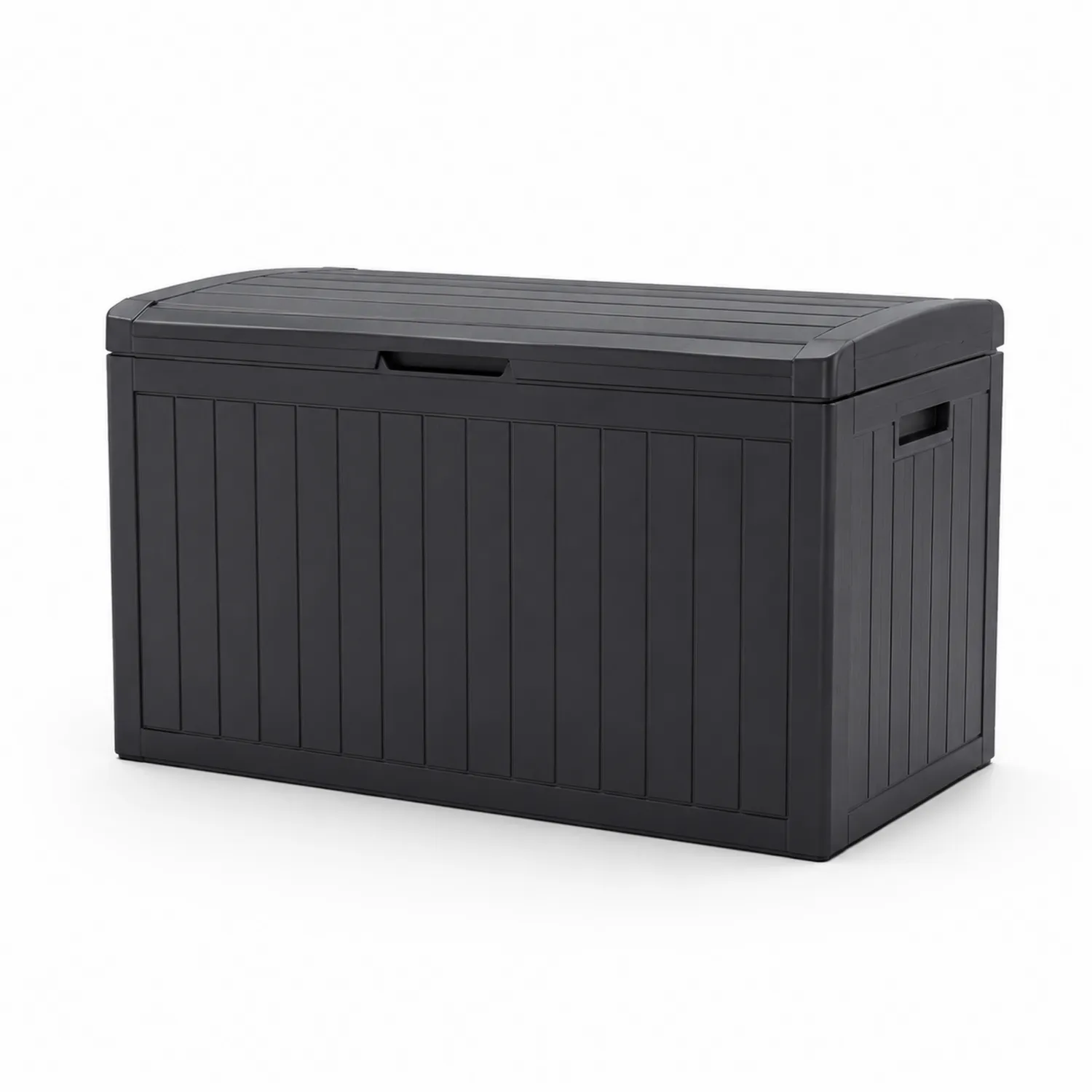 Skrzynia z polipropylenu czarna 120x56x63 cm