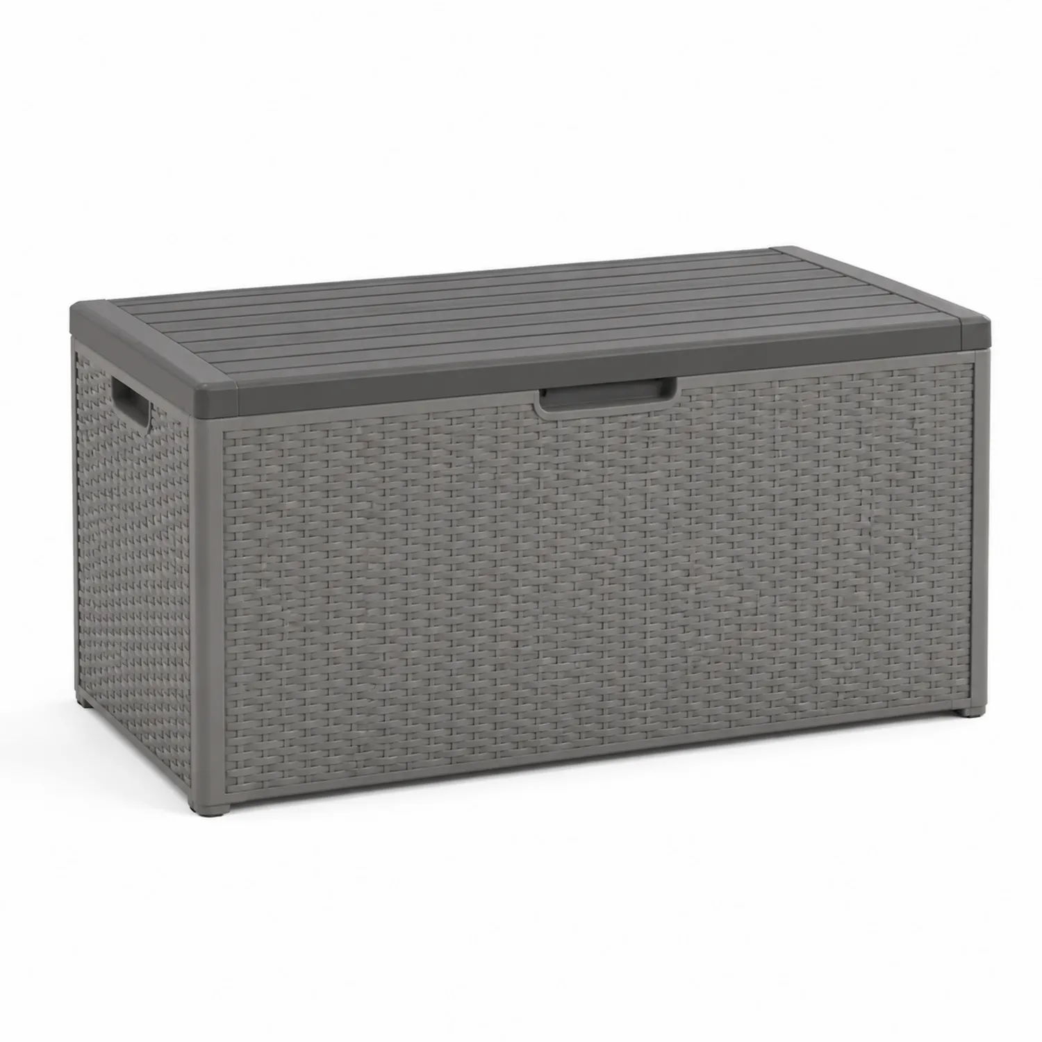 Skrzynia z polipropylenu ciemnoszara 118x45x58 cm