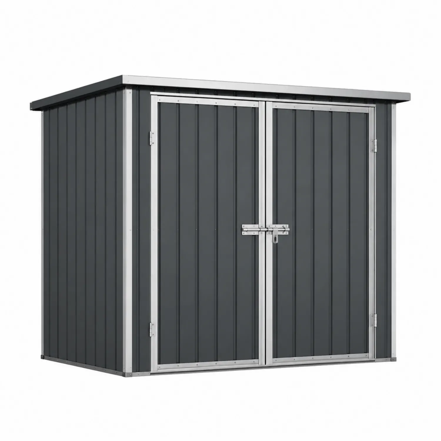 Szopa ogrodowa metalowa antracyt 203x130x173 cm
