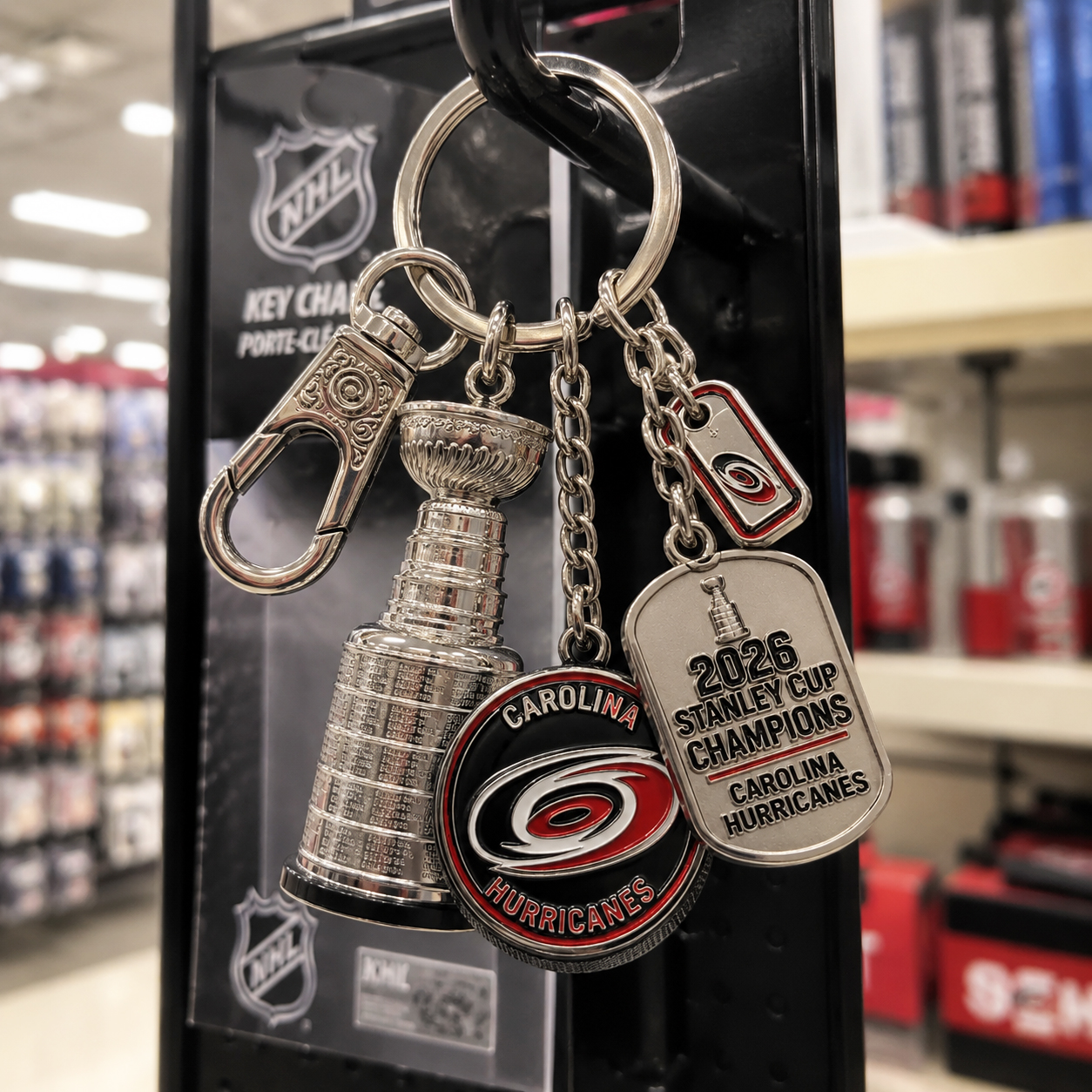 Carolina Hurricanes 2026 Stanley Cup Champions Collector Keychain