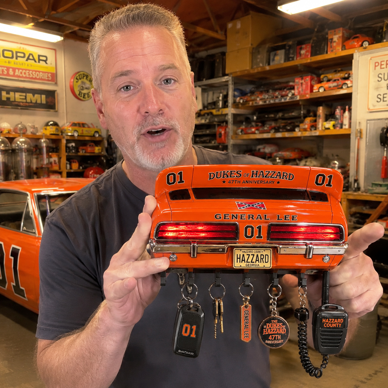 Dukes of Hazzard 47th Anniversary General Lee Legacy Key Holder – 01 Edition