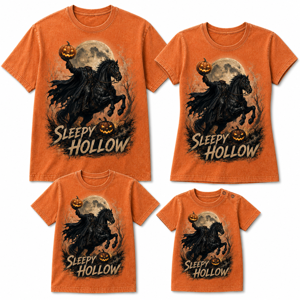 🎃Sleepy Hollow Matching Family Halloween Shirts