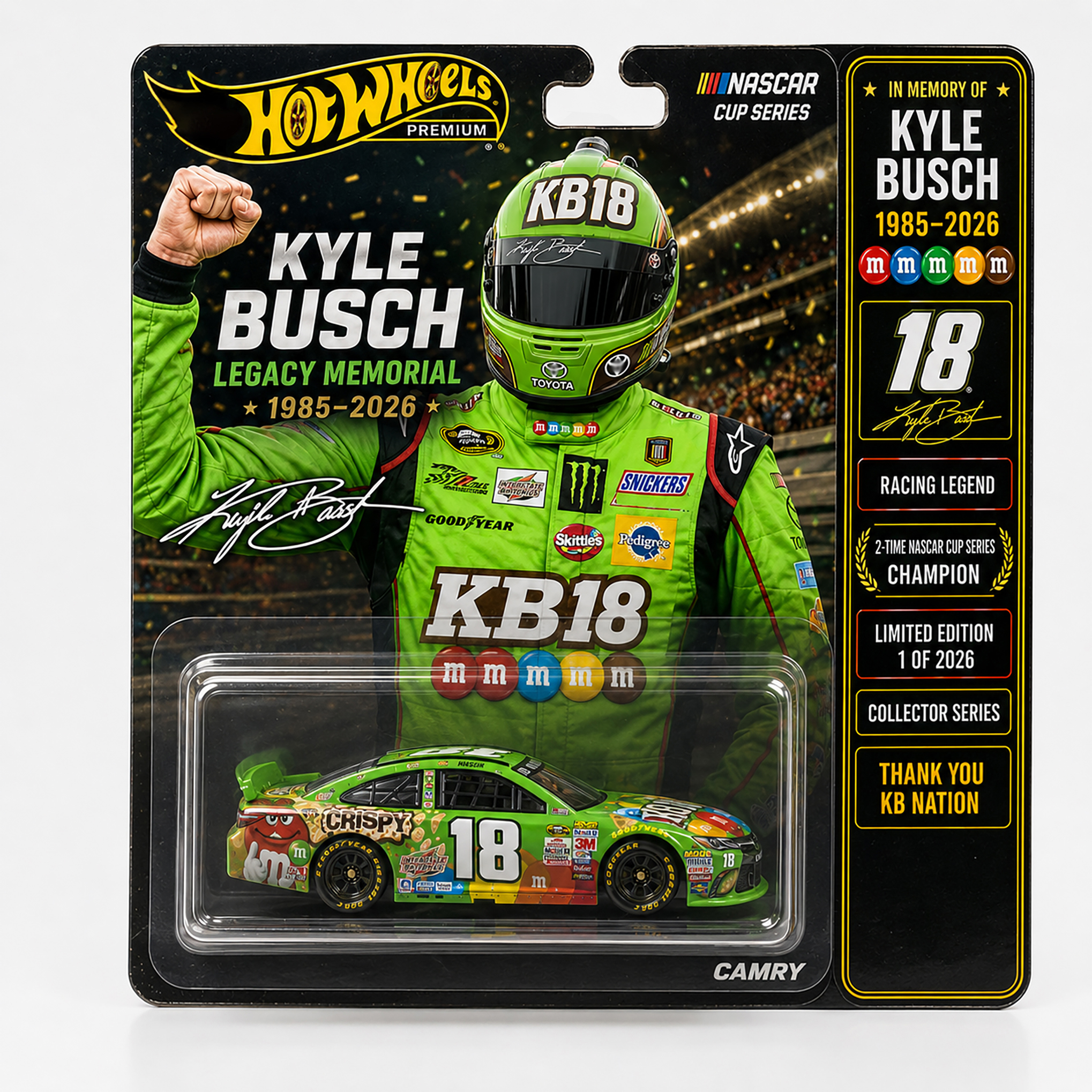 Kyle Busch Legacy Memorialc Car