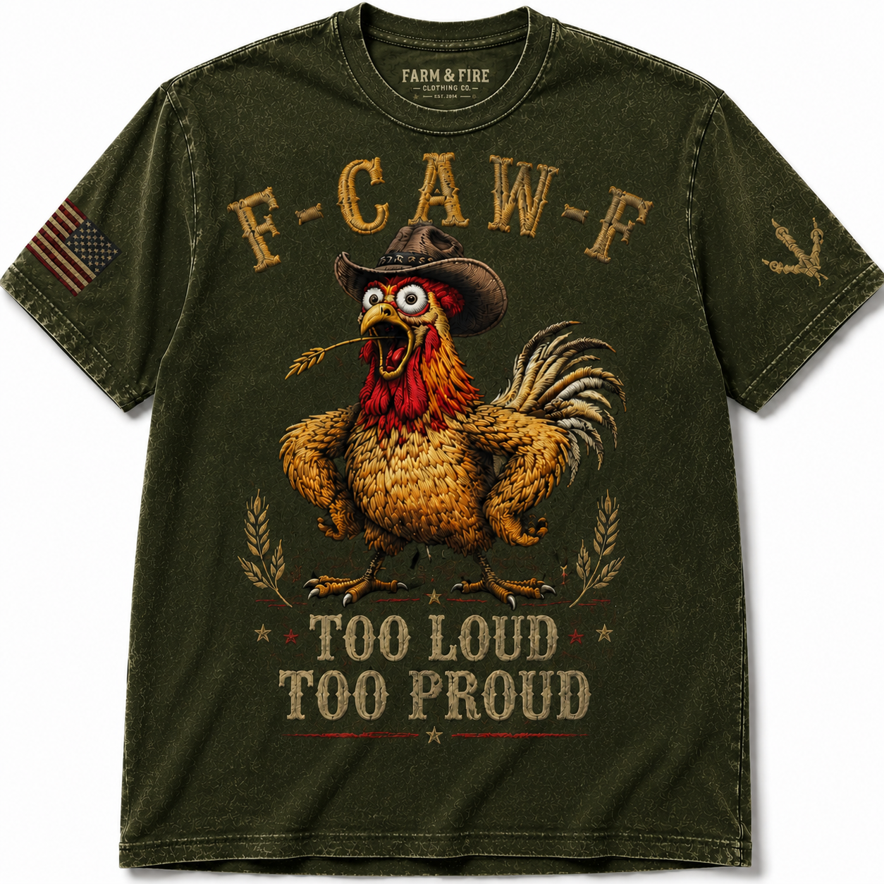 Country Rooster Graphic Tee