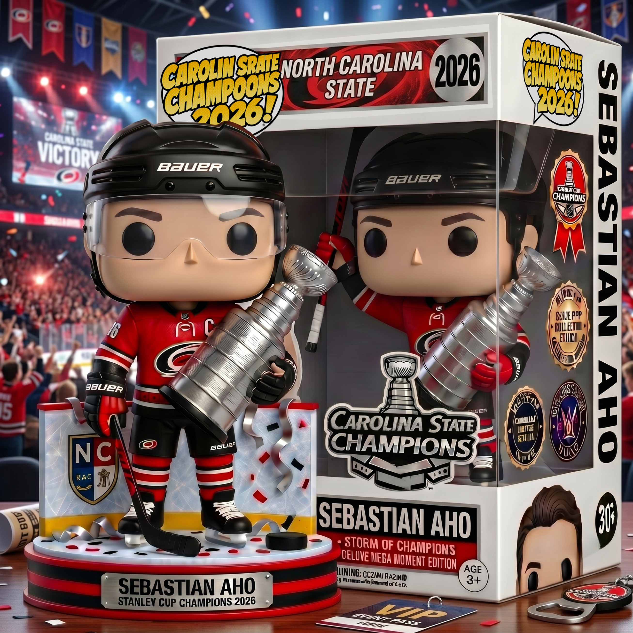 Sebastian Aho Stanley Cup Champions 2026 Collector Edition
