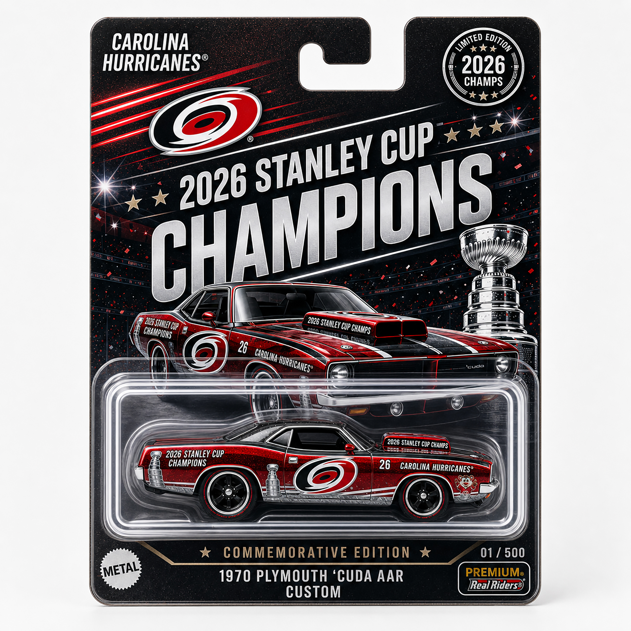 🏒 Carolina Hurricanes 2026 Stanley Cup Champions Commemorative Edition
