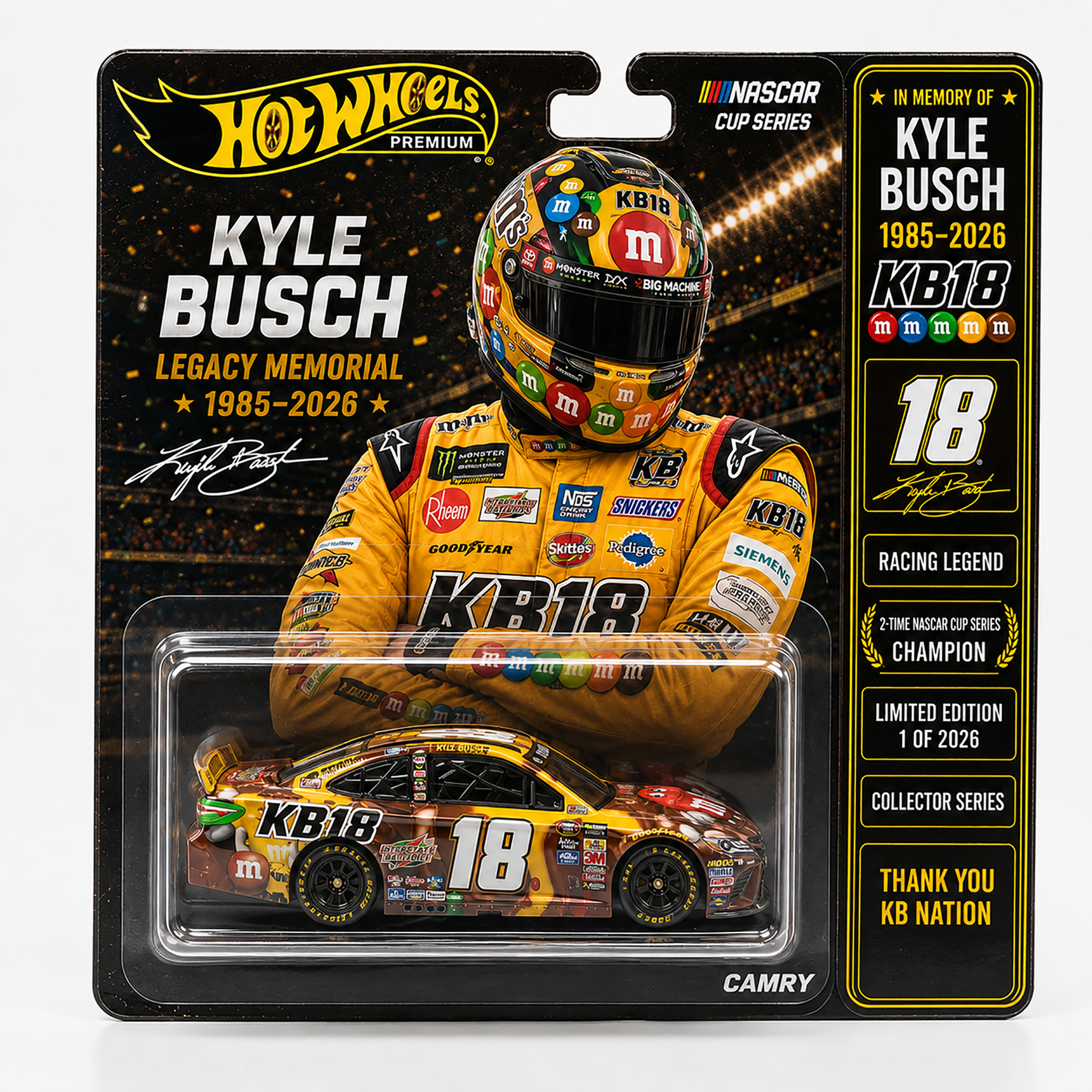 Kyle Busch Legacy Memorialc Car