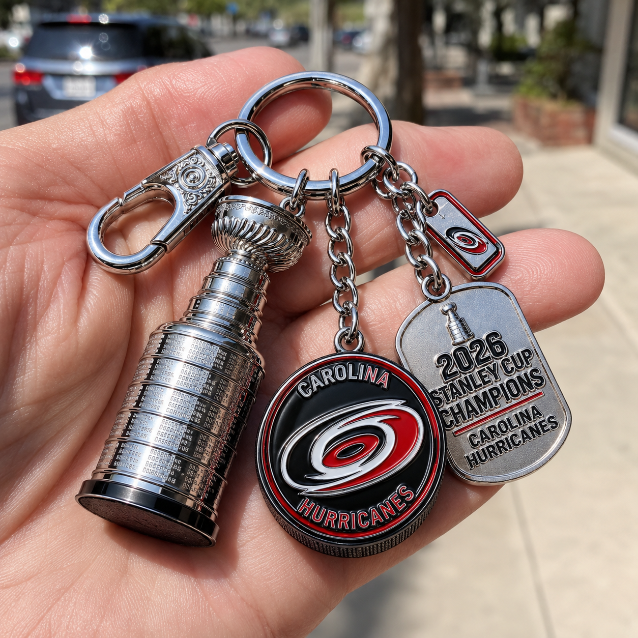 Carolina Hurricanes 2026 Stanley Cup Champions Collector Keychain