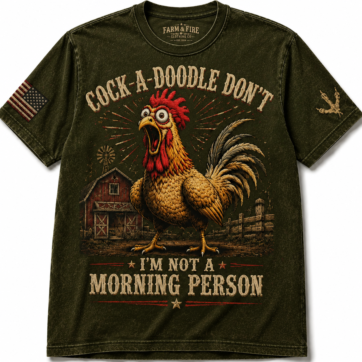 Country Rooster Graphic Tee