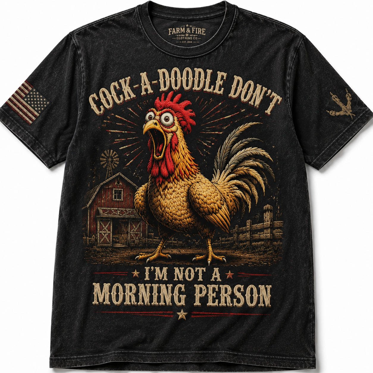 Country Rooster Graphic Tee