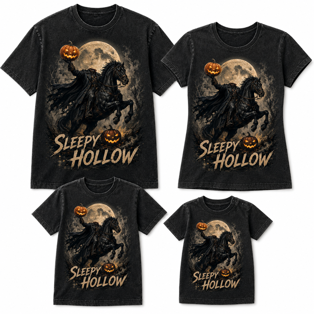 🎃Sleepy Hollow Matching Family Halloween Shirts