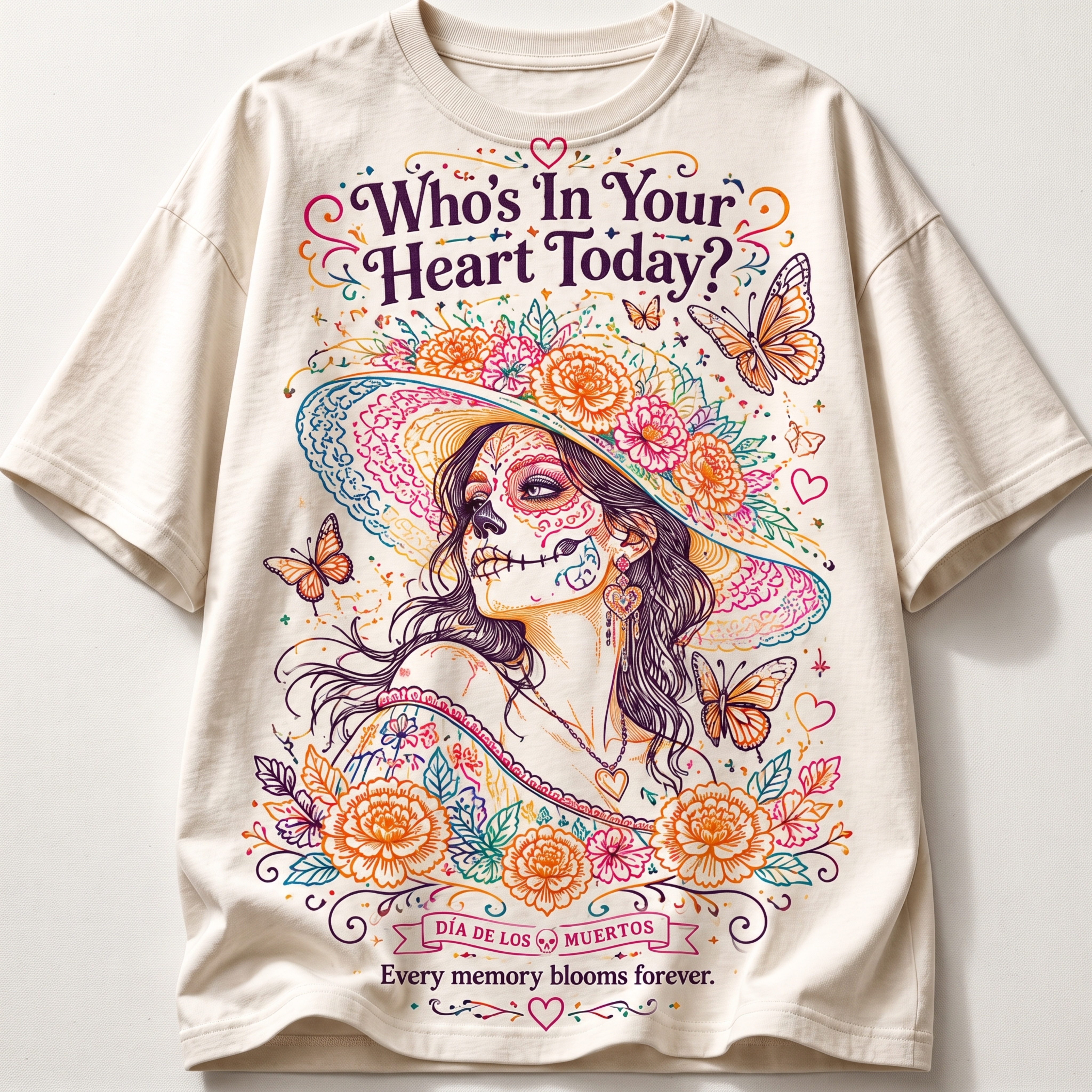 Who's In Your Heart Today? – La Catrina Art T-Shirt