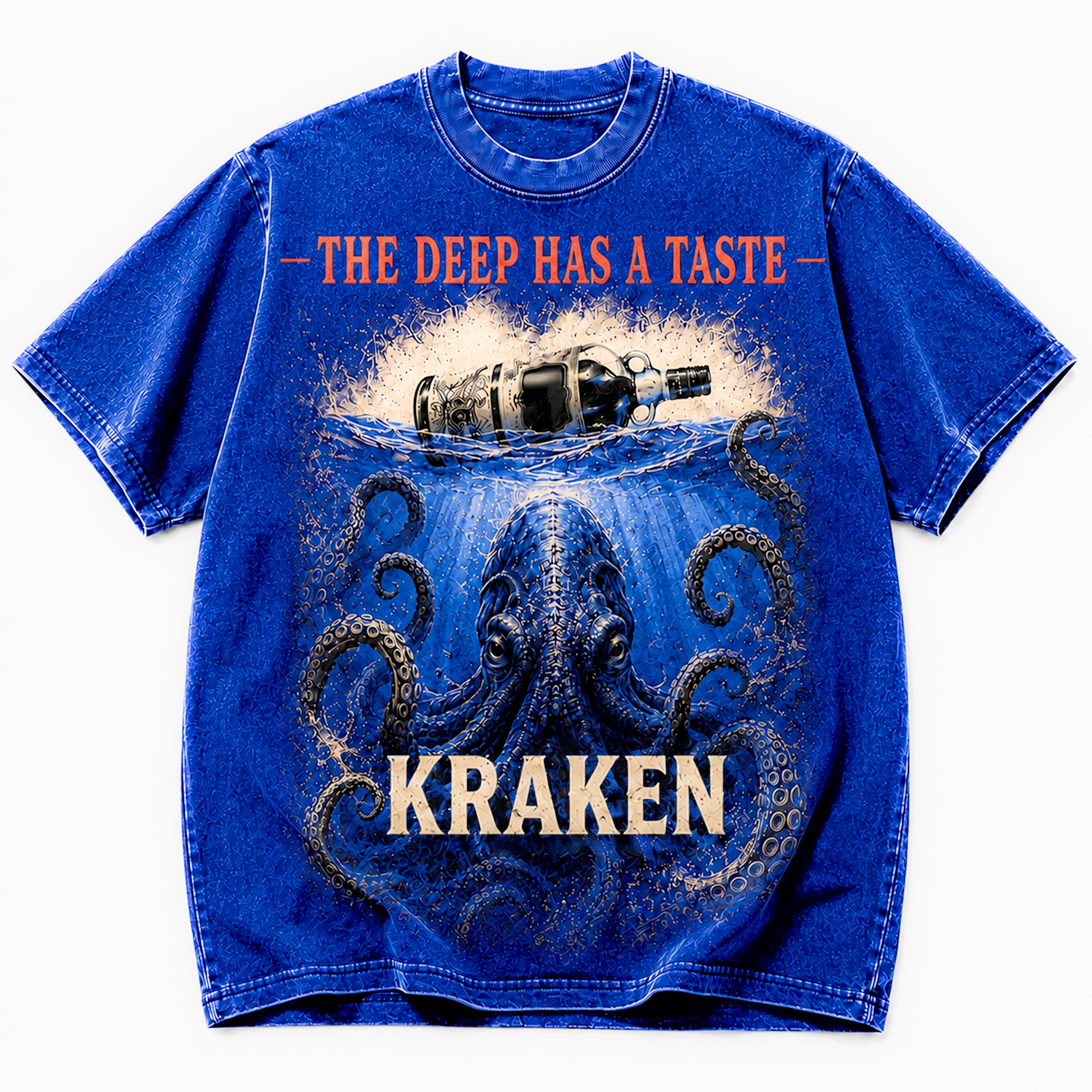 Kraken Deep Sea Vintage Graphic T-Shirt