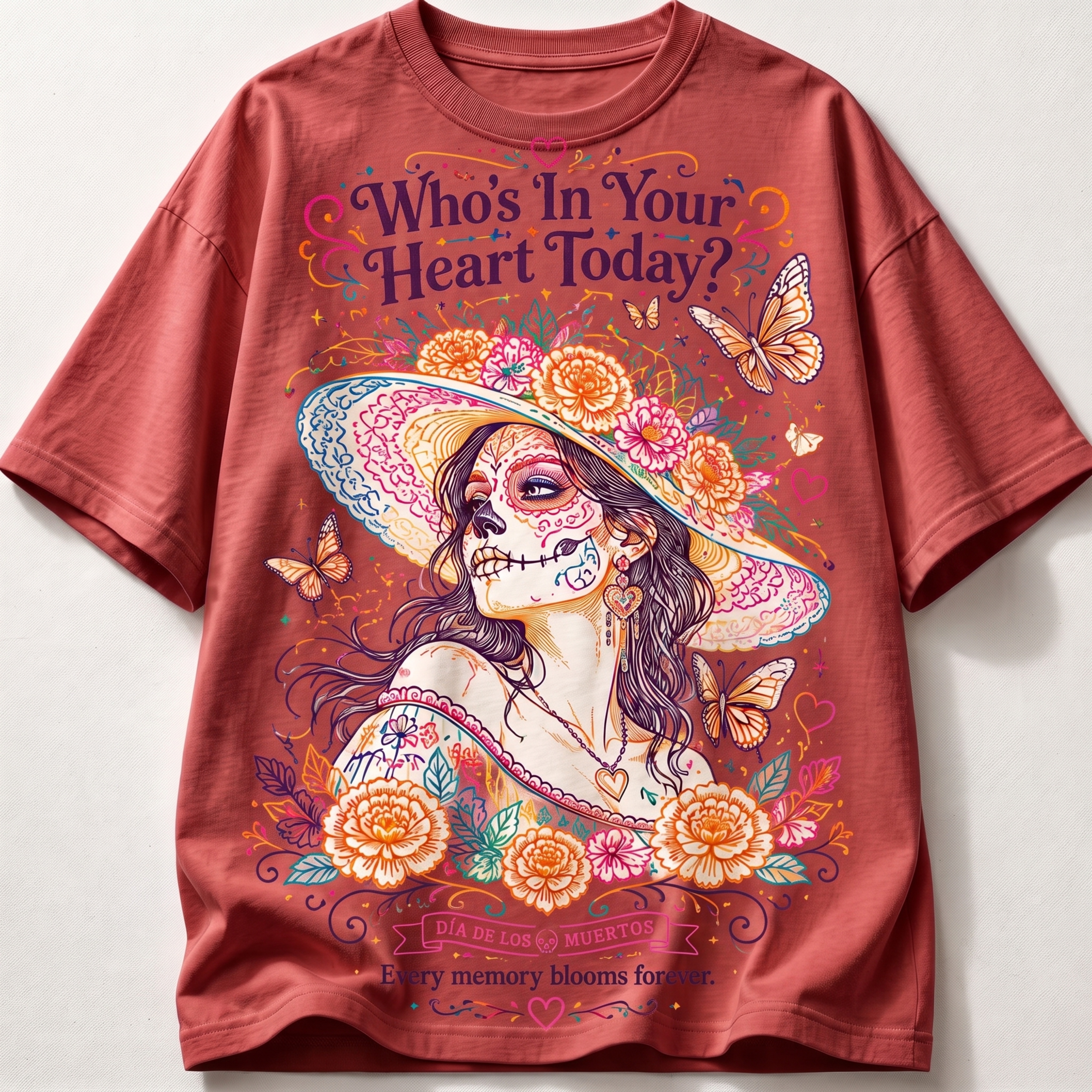 Who's In Your Heart Today? – La Catrina Art T-Shirt