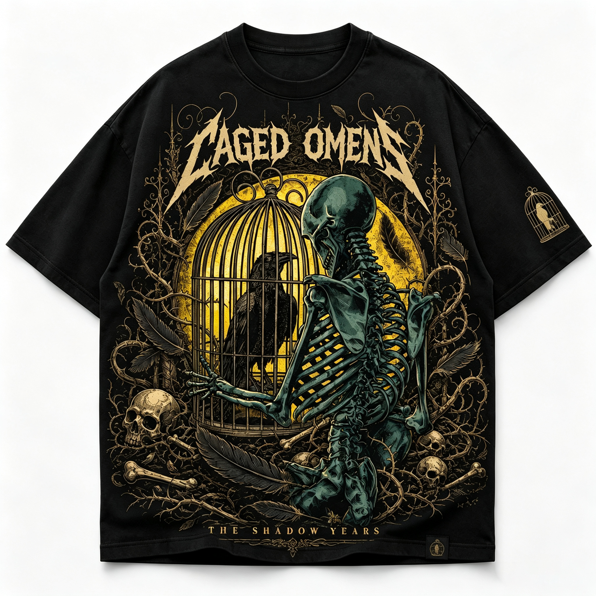 Caged Omens Graphic T-Shirt