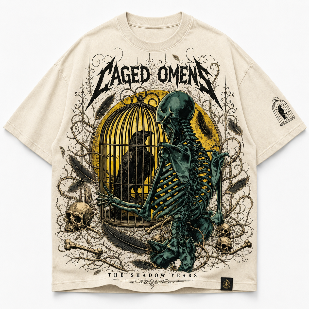 Caged Omens Graphic T-Shirt