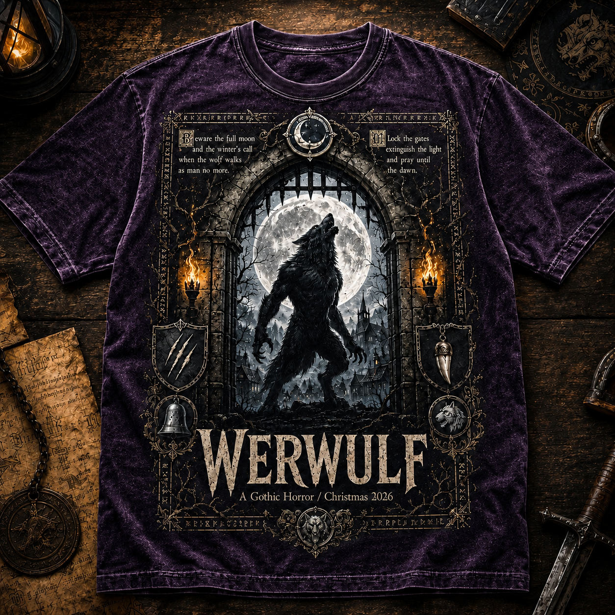 Gothic Plague Doctor Graphic Tee