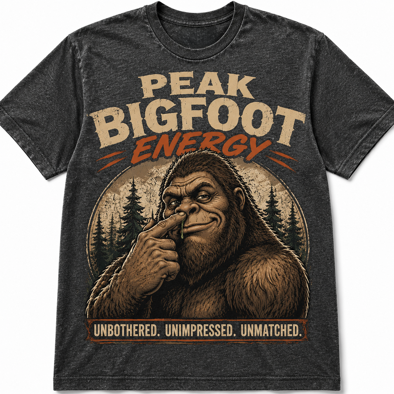 🦶 Peak Bigfoot Energy Graphic Tee