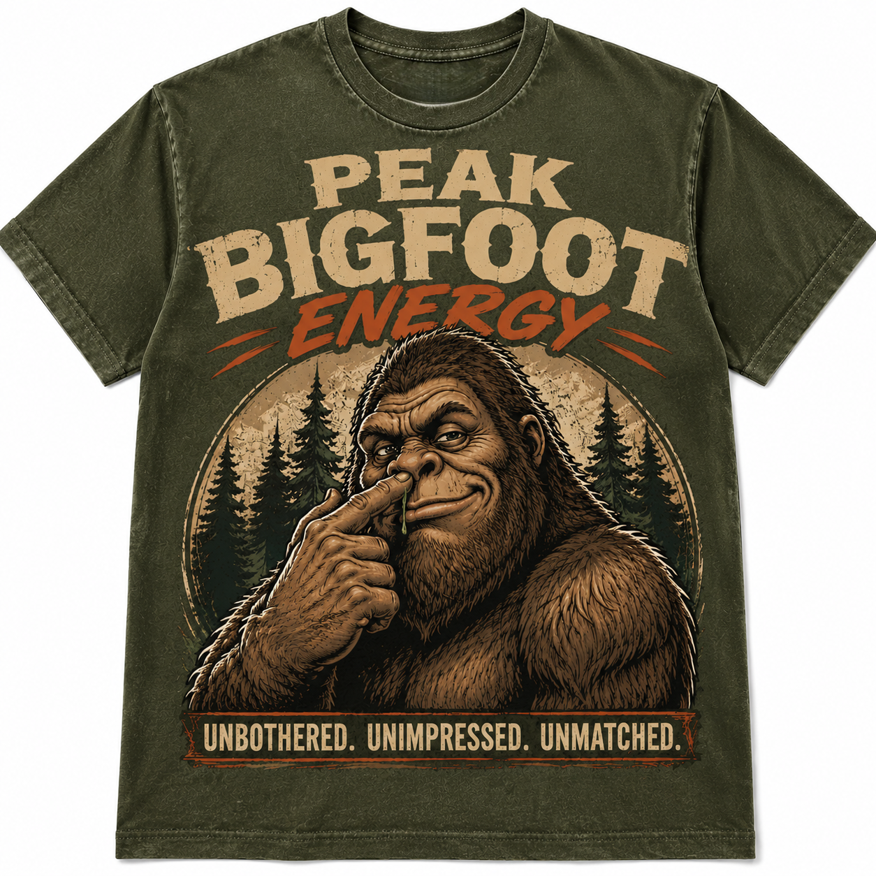 🦶 Peak Bigfoot Energy Graphic Tee