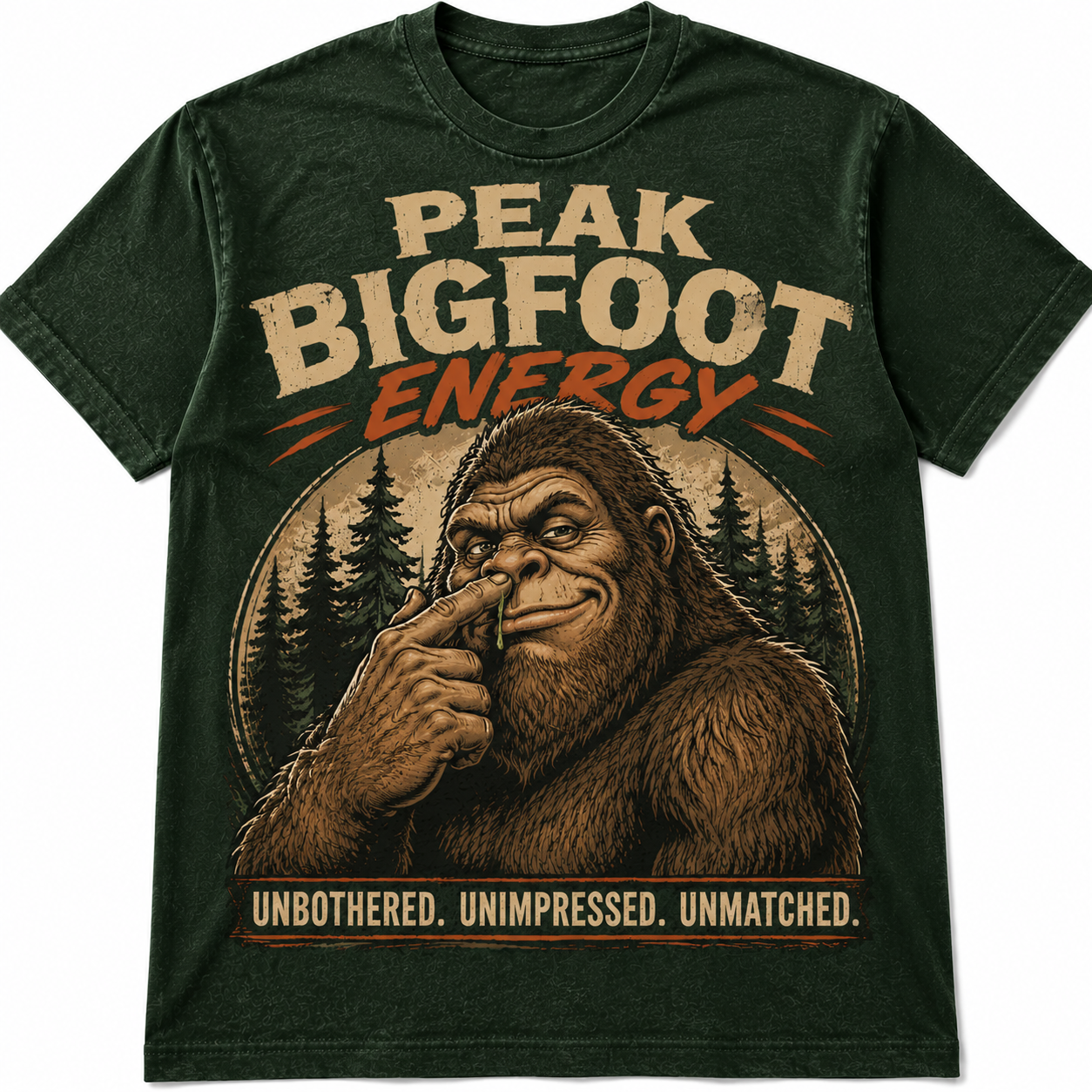 🦶 Peak Bigfoot Energy Graphic Tee