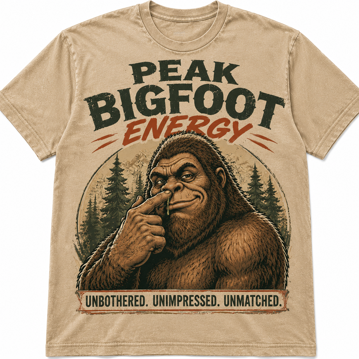 🦶 Peak Bigfoot Energy Graphic Tee