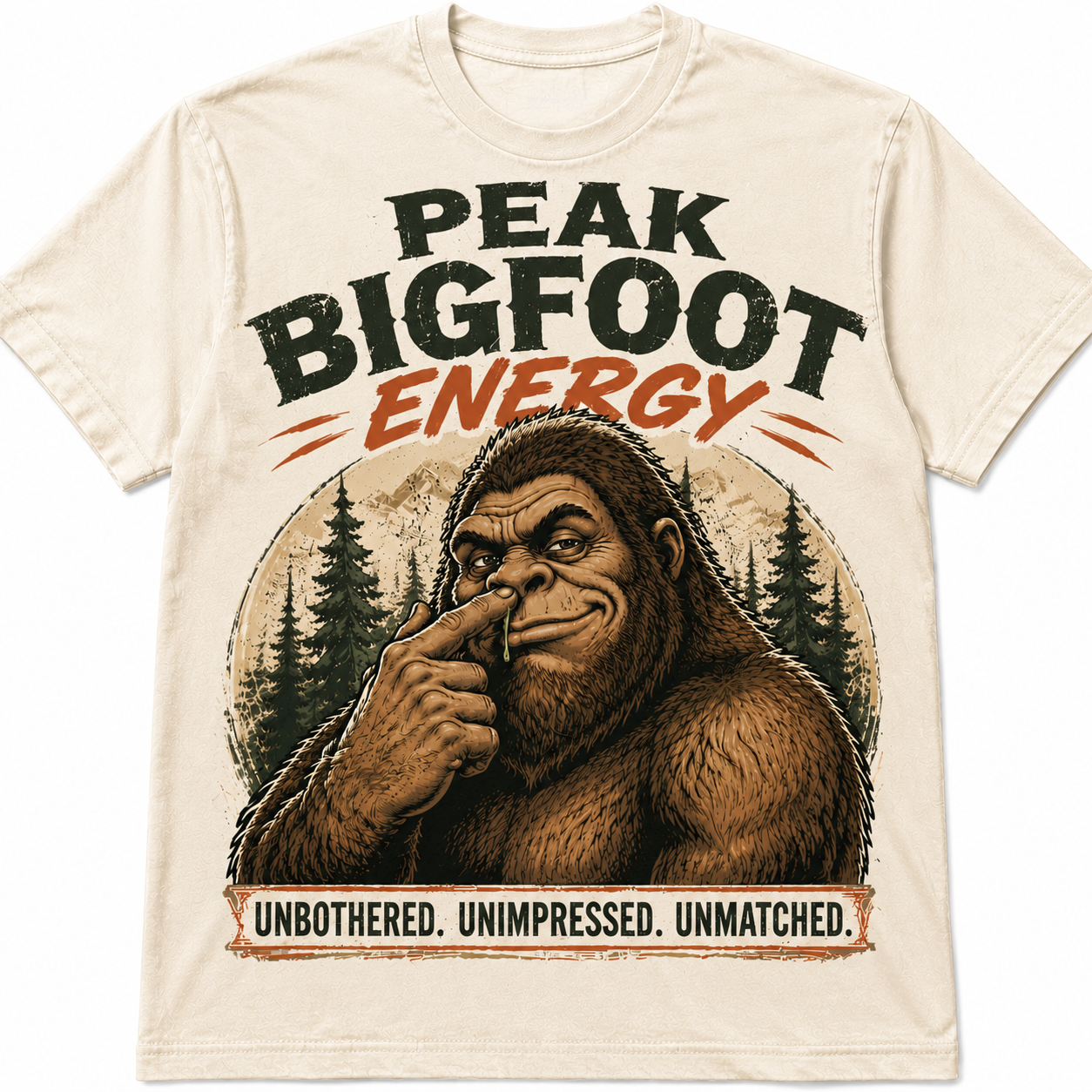🦶 Peak Bigfoot Energy Graphic Tee