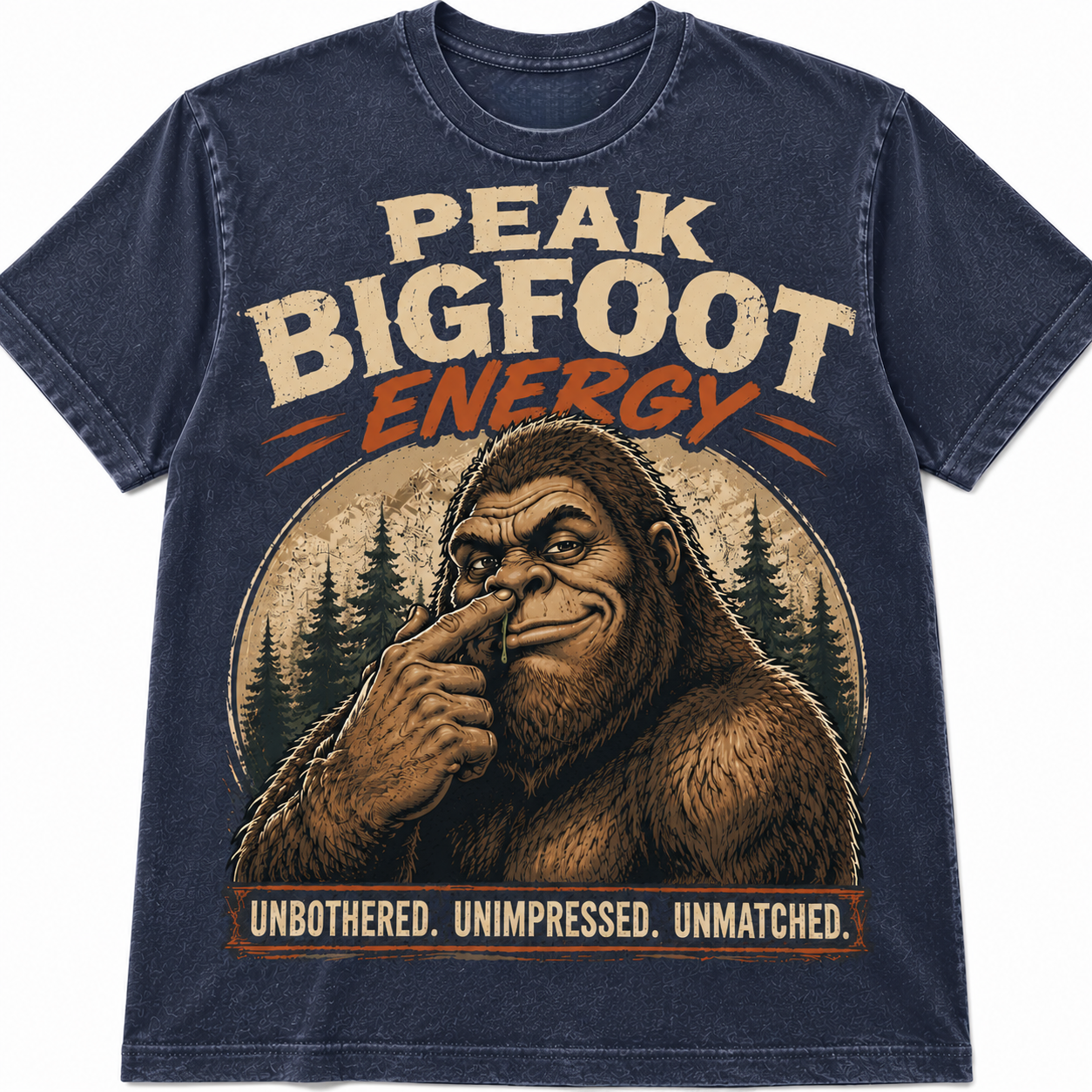 🦶 Peak Bigfoot Energy Graphic Tee