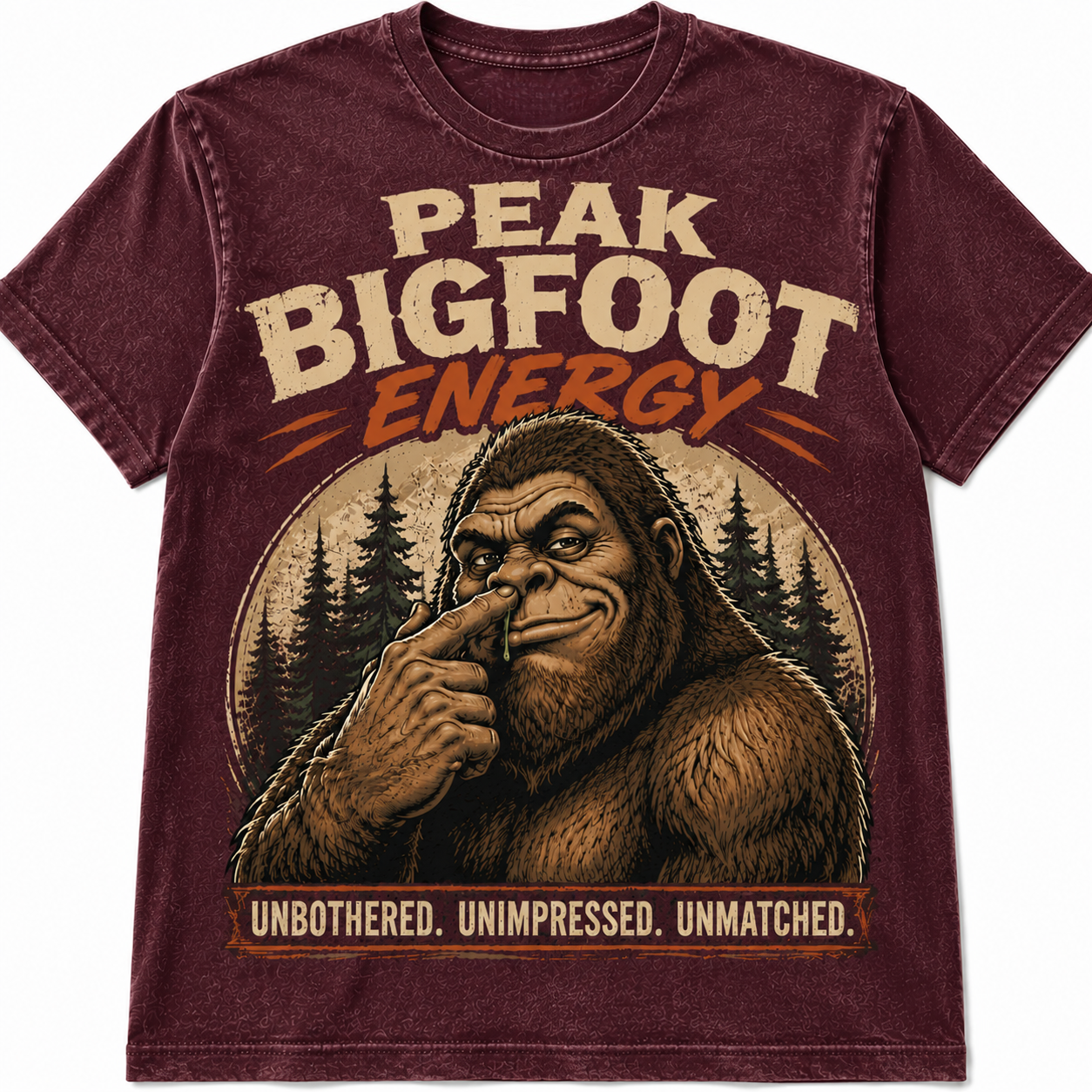 🦶 Peak Bigfoot Energy Graphic Tee