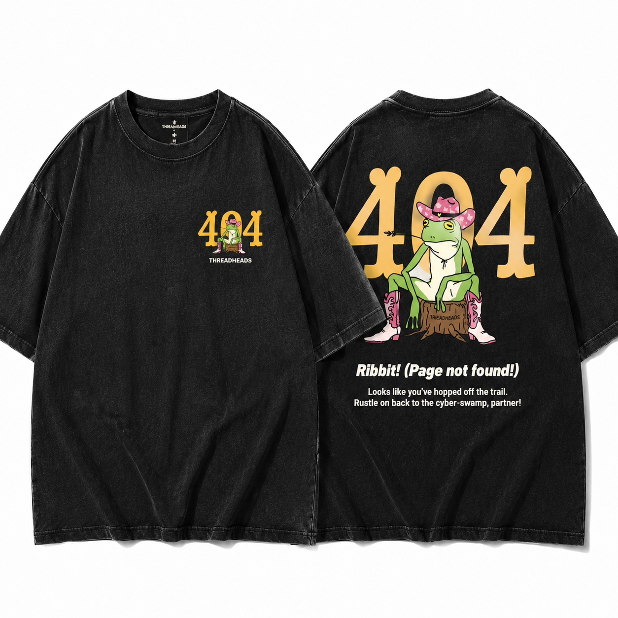 404 Cowboy Frog Graphic Tee