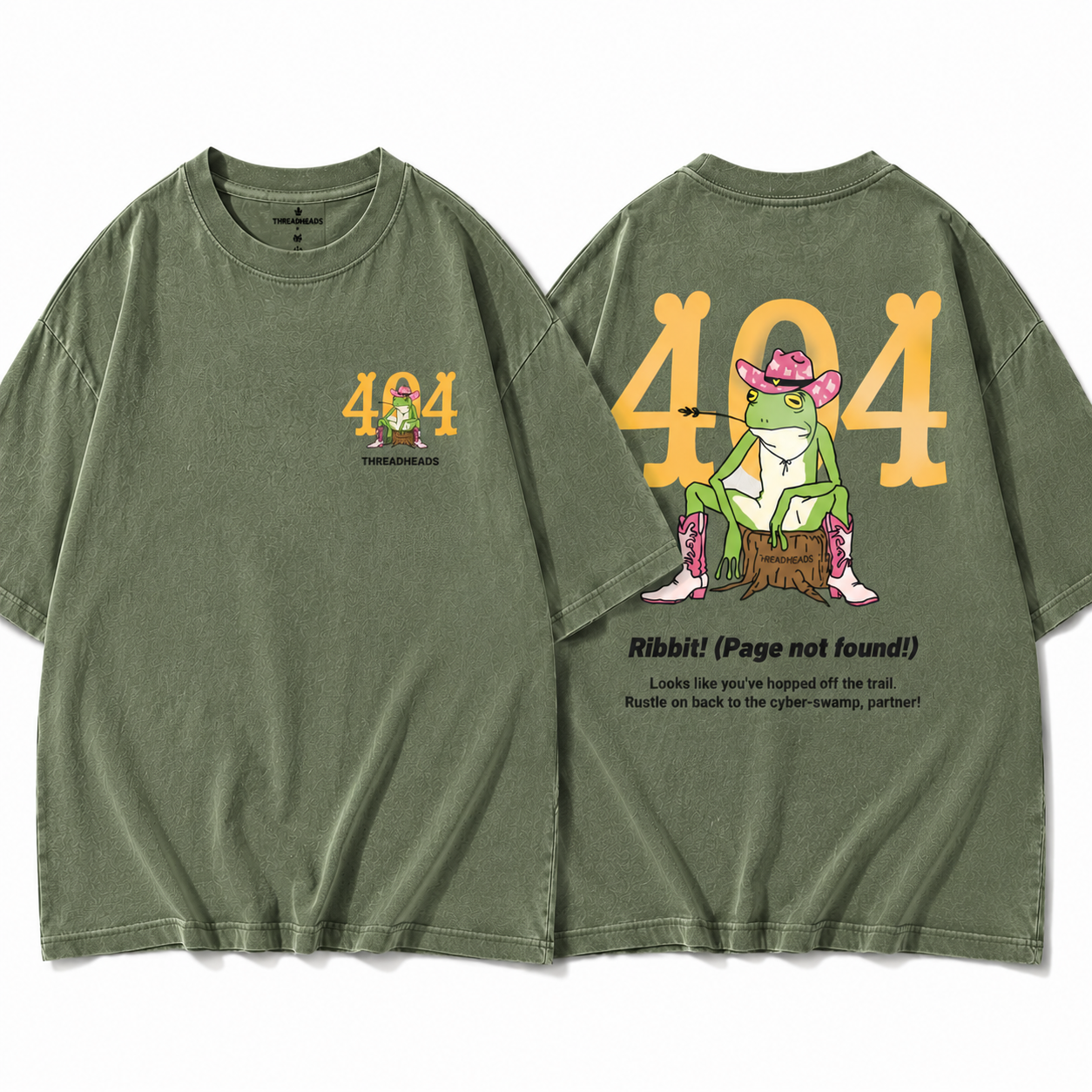 404 Cowboy Frog Graphic Tee