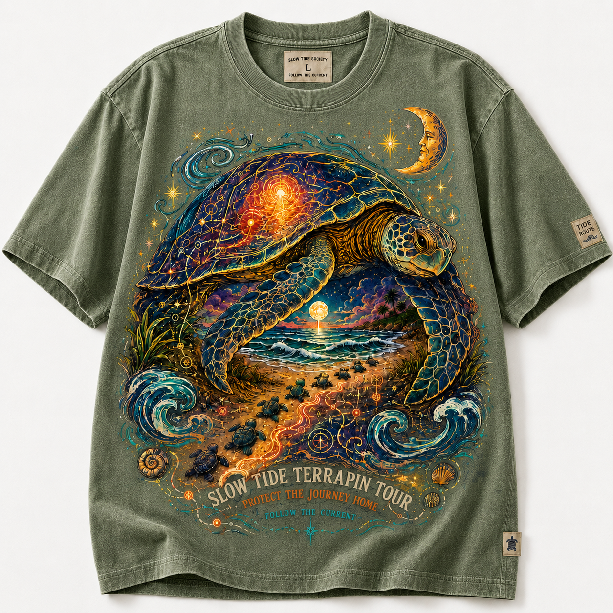Guardian Of The Journey Home Sea Turtle T-Shirt