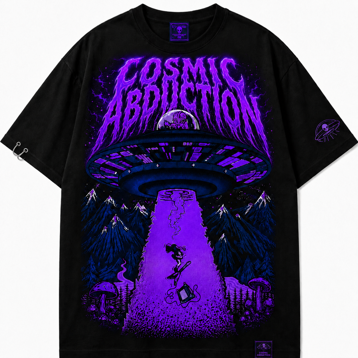 Cosmic Abduction Graphic T-Shirt