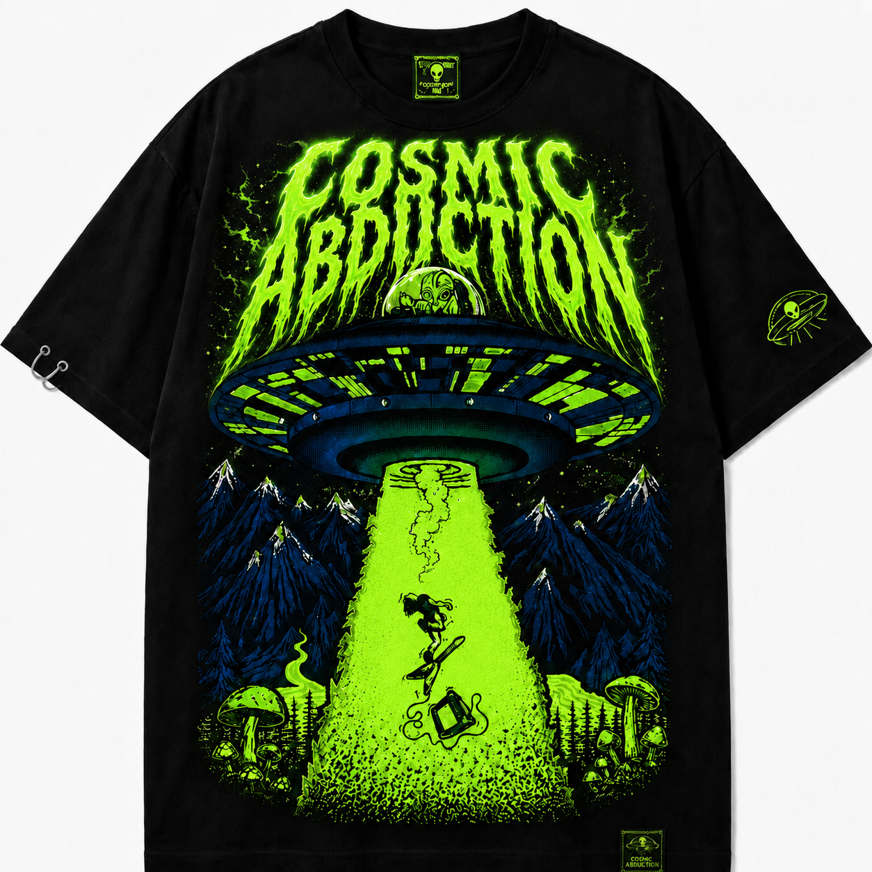 Cosmic Abduction Graphic T-Shirt
