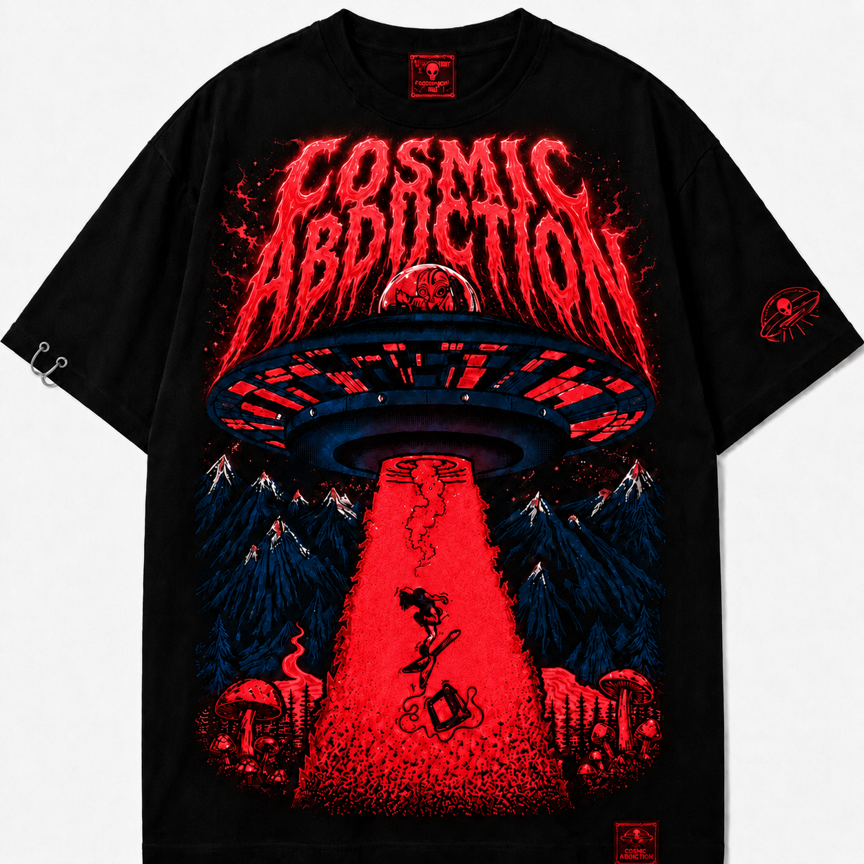 Cosmic Abduction Graphic T-Shirt